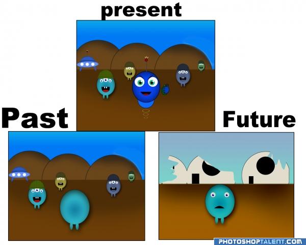Creation of Past,present,future: Final Result